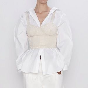 Zara beaded crop top!